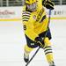Michigan freshman defenseman Jacob Trouba shoots in the first period of the game against Western Michigan on Saturday. Trouba scored the second goal in the third period. Daniel Brenner I AnnArbor.com